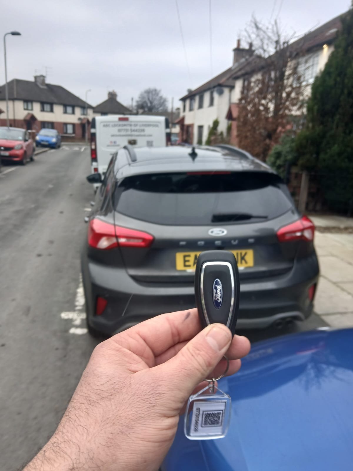 New Ford key programmed with dealer software