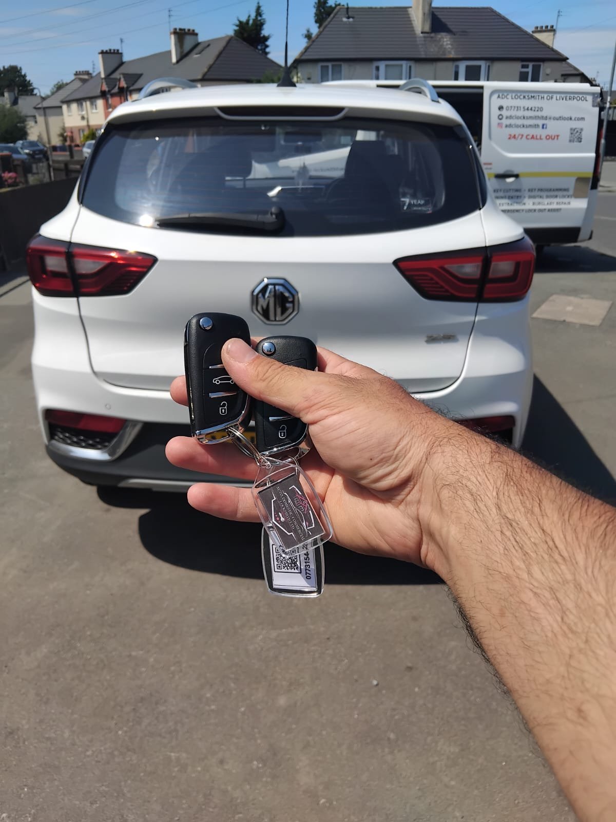New MG key made after all keys were lost