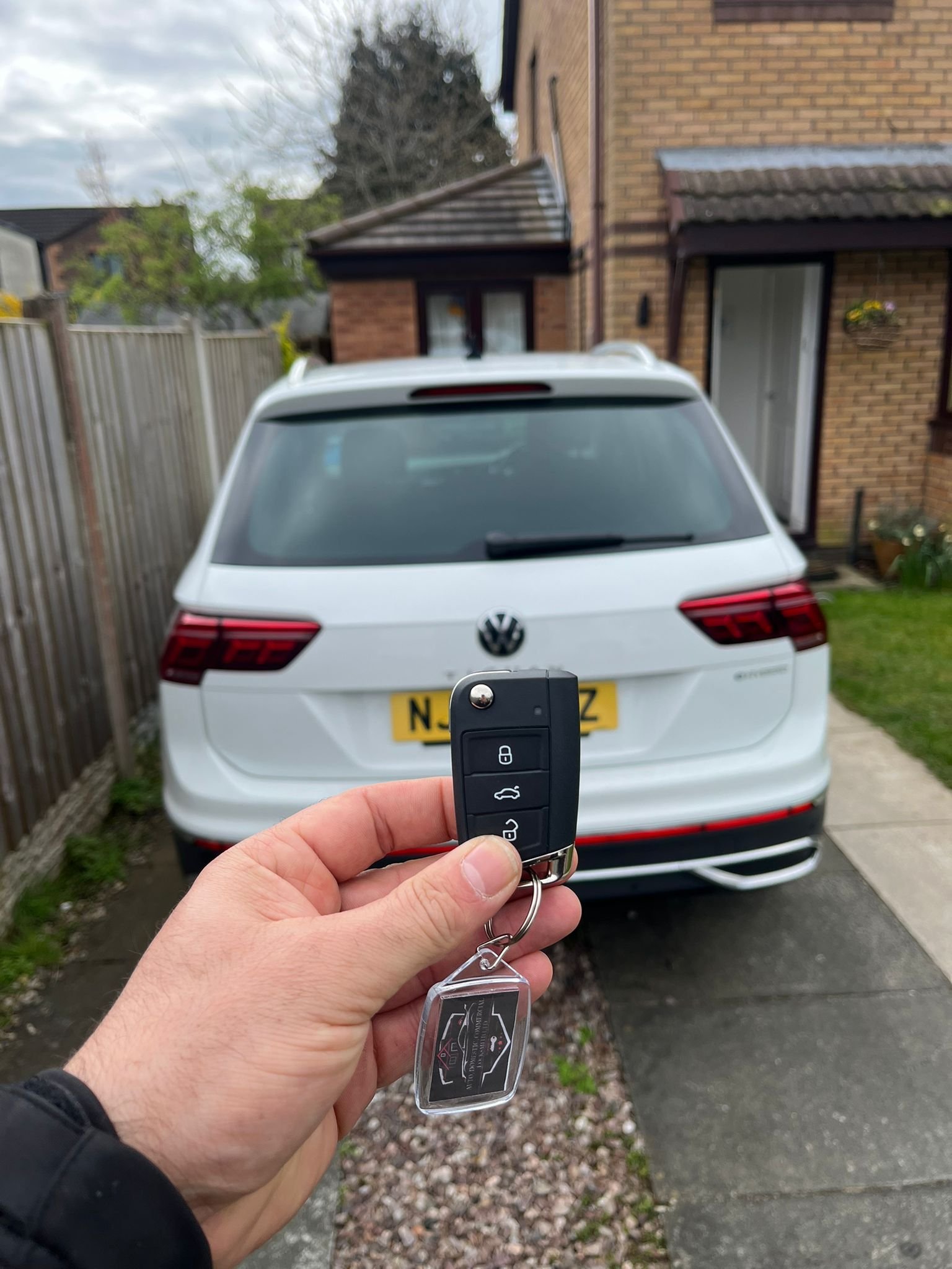 Volkswagen key sourced from VW Germany being programmed with dealer software