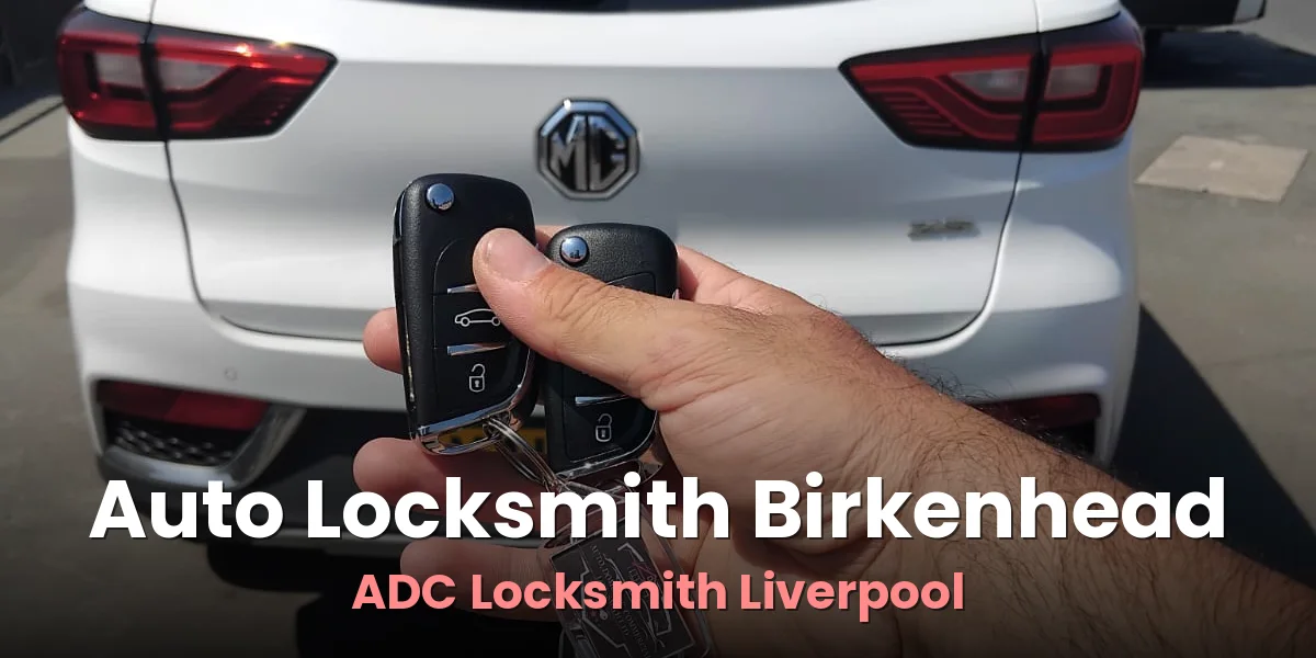 New MG remote key tested at the car