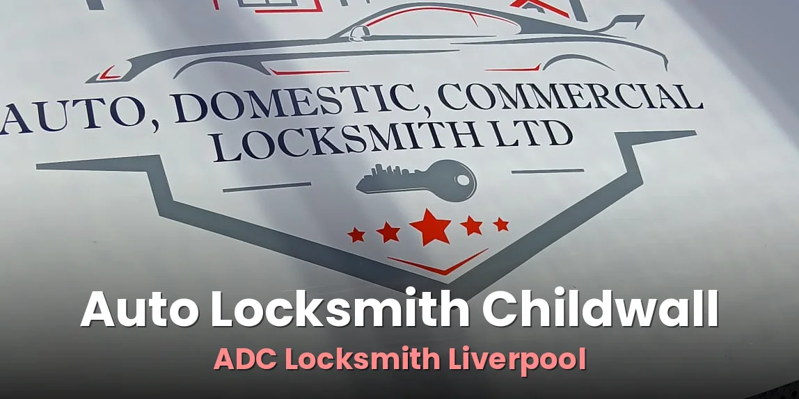 ADC Locksmith van, the mobile key workshop that travels to the vehicle