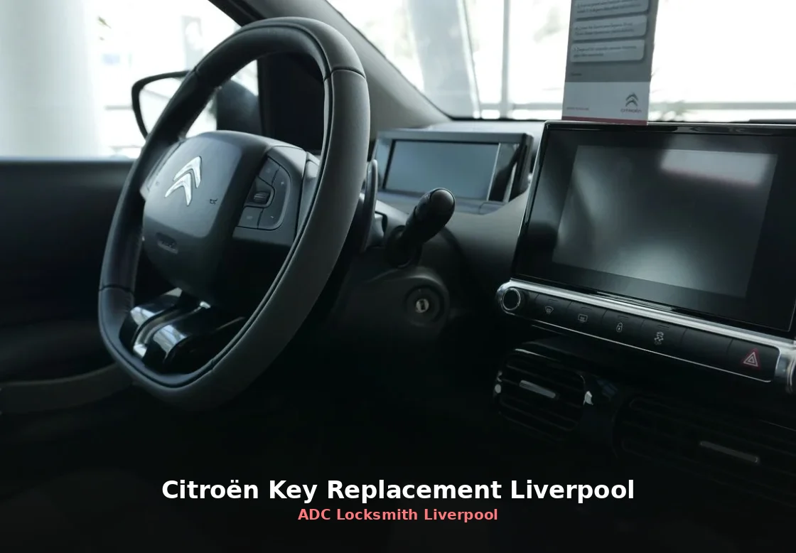 Citroën dashboard and steering wheel