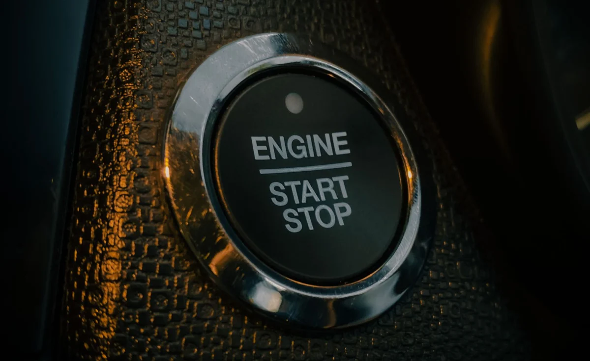 keyless engine start button