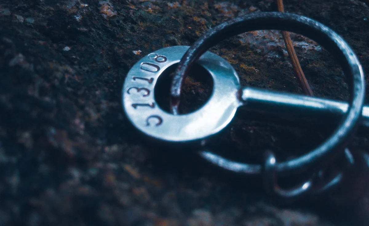 lost key on the ground